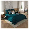 Image de Drap Housse TuftÃ© En Coton LavÃ© - 260 X 240 Cm - Bleu Canard