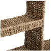 Image de EtagÃ¨re murale ronde design roseau Seagrass - Diam. 58 cm - Beige