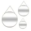 Image de Lot de 3 Miroirs Ã  suspendre en mÃ©tal dorÃ©