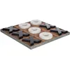Image de Atmosphera - Jeu de morpion en bois "Chic factory" L, 35 x l, 35 x H, 2,9 cm Noir Et Blanc