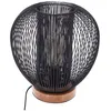 Image de Lampe Ã Poser Design MÃ©tal Noda - H. 27 Cm - Noir