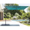 Image de Parasol DÃ©portÃ© CarrÃ© Manoa Bleu Canard - 2,5 X 2,5 M - HespÃ©ride