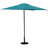 Image de Parasol Soya Rond - Bleu Canard