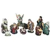 Image de DÃ©co de crÃ¨che de NoÃ«l Set de 11 santons en porcelaine H 9 cm