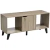 Image de Meuble TV 3 compartiments Mix'n Modul - Marron et Noir