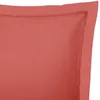 Image de Housse De Coussin En Coton Rose 50x70cm