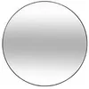 Image de Grand Miroir mural en MÃ©tal Noir  D 76 cm