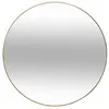 Image de Grand Miroir mural en MÃ©tal DorÃ© D 76 cm