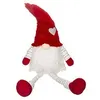 Image de PÃ¨re NoÃ«l Scandinave assis rouge et blanc H 64 cm