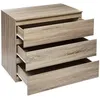 Image de Commode de chambre 3 tiroirs - Bois