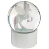 Image de Boule Ã  neige - ATMOSPHERA - Licorne - D. 10 cm - H. 13,5 cm - PolyrÃ©sine, Eau, Verre