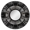 Image de Grand Miroir mural en Corde Noire D 76 cm