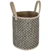 Image de Trio de panier en osier Nomade - Beige et Noir