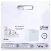 Image de BoÃ®te de rangement pliable en bois - 31 x 31 cm - Blanc