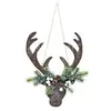 Image de DÃ©co de NoÃ«l TÃªte de Renne Ã  suspendre H 35 cm
