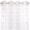 Image de Rideau Multi Pompons - Rose - Rose