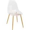 Image de Chaise transparente - Taho - L 47 cm x l 53 cm x H 85 cm