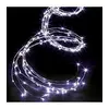 Image de Guirlande Lumineuse IntÃ©rieure Et ExtÃ©rieure Cascade 600 Microled Blanc Froid Et 8 Jeux De LumiÃ¨re