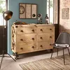 Image de Buffet 6 tiroirs Silas Atmosphera - Naturel