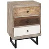 Image de Table de chevet 3 tiroir - H.73 cm - Multicouleur