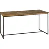 Image de Console design industriel Corte - L. 110 x H. 79 cm- Marron
