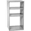 Image de EtagÃ¨re rectangulaire 2 + 1 cases Mix - H. 67,5 cm - Gris
