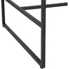 Image de Table haute design industriel Edena - L. 115 x H. 98 cm - Noir
