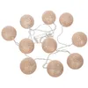 Image de Guirlande Led 10 Boules Glitter Rose