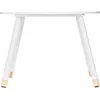 Image de Table ronde en bois pour enfants - BLANC Blanc
