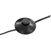 Image de Lampadaire En MÃ©tal Noir Abat-Jour Int?Rieur Dor?-Cuivr? H 175 Cm