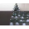 Image de Guirlande Lumineuse Solaire 100 Led Blanc Froid Sur 10 MÃ¨tres Avec 8 Jeux De LumiÃ¨re