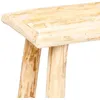 Image de Tabouret d'appoint nature en bois de peuplier 24x34x31cm