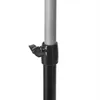 Image de Penderie portant Ã  vÃªtements rÃ©glable sur roulette - H. 160 cm - Gris et Noir