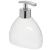 Image de Distributeur Ã  savon ou lotion en cÃ©ramique Blanche 250 ml