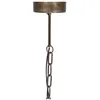 Image de Luminaire Suspension En MÃ©tal Vieilli Et R?Tro D 40 Cm