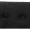 Image de Pouf rectangle - Noir - Coffre de rangement