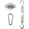 Image de Kit Fixation Pour Voile D'ombrage - 3 PiÃ¨ces