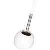 Image de Brosse WC boule cÃ©ramique Blanche