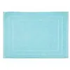 Image de Tapis de salle de Bain en coton Aqua 50 x 70 cm