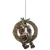 Image de Couronne de NoÃ«l en bois Terre sauvage - Marron