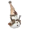 Image de DÃ©co de NoÃ«l Bonhomme de neige en Habit nature bois et Ã©corces