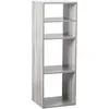 Image de EtagÃ¨re rectangulaire 4 cases Mix - H. 100,5 cm - Gris