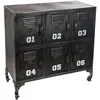 Image de EtagÃ¨re design industriel Sevin - L. 90 x H. 88 cm - Noir