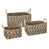 Image de Panier de rangement rectangulaire - Etnik - Lot de 3