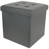 Image de Pouf & Coffre de Rangement "Home Factory" 38cm Gris