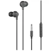Image de BIGBEN Connected - Ãcouteurs avec micro - intra-auriculaire - filaire - jack 3,5mm - isolation acoustique - noir