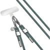 Image de BandouliÃ¨re FORCE CASE Cordon Verte dÃ©tails silver