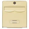 Image de BURG WACHTER BoÃ®te aux lettres Balthazar en acier galvanisÃ© - 1 porte - Beige