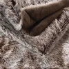 Image de Plaid Imitation Fourrure 125x150cm Choco