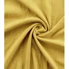 Image de Housse De Couette Double Unie 100 % Coton Jaune 240 X 220 Cm